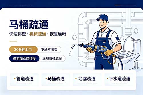 广陵马桶疏通