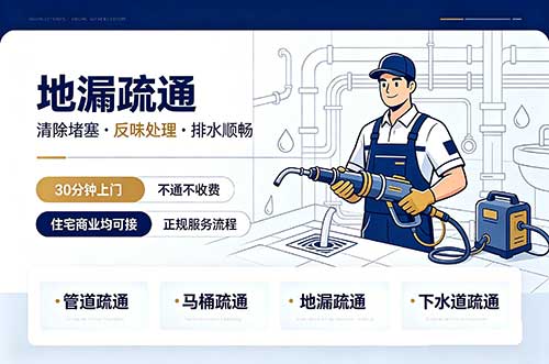 广陵地漏疏通